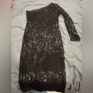 Women’s Fashion Nova One Shoulder Sequence Dress size XL